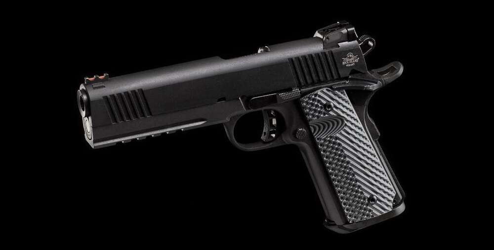 Handguns Rock Island Armory ZPAP M70 10mm RIA 1911 TAC ULTRA 10MM 5 FULL SIZE VZ GRIP 8RD